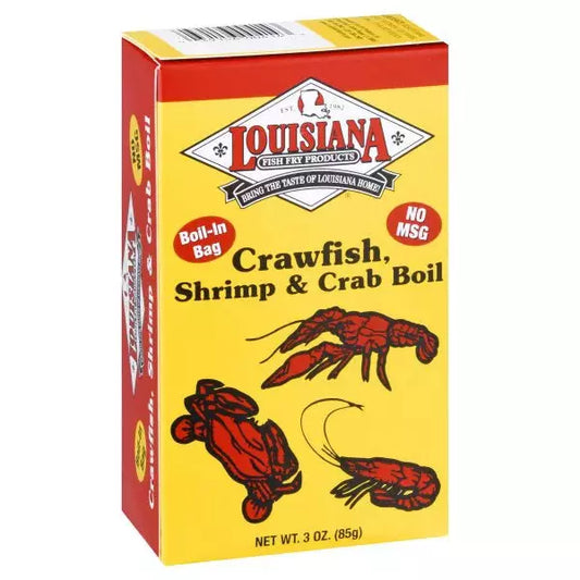 Louisiana Fish Fry Crawfish, Shrimp & Crab Boil, 3oz