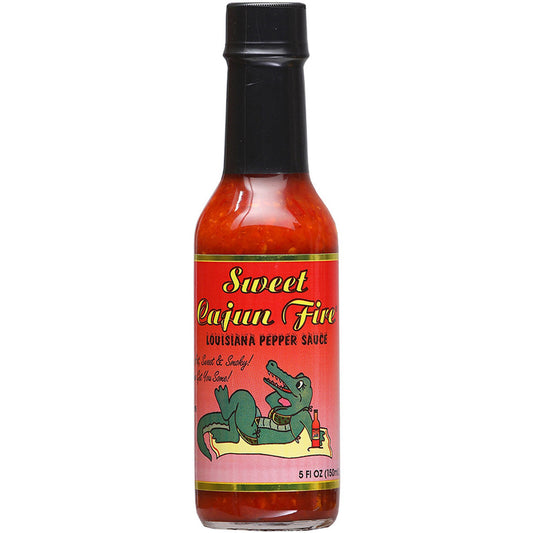 Sweet Cajun Fire Louisiana Pepper Sauce, 5oz