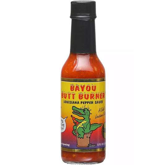 Bayou Butt Burner Louisiana Pepper Sauce, 5oz