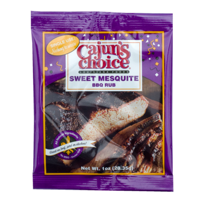 Cajun's Choice Sweet Mesquite BBQ Rub, 1oz