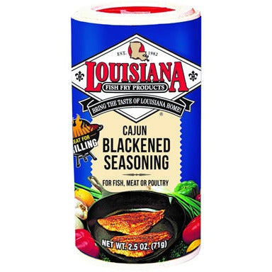 Louisiana Fish Fry Cajun Blackened Seasoning, 2.5oz