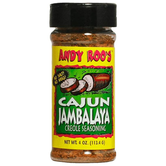 Andy Roo's Cajun Jambalaya Creole Seasoning, 4oz