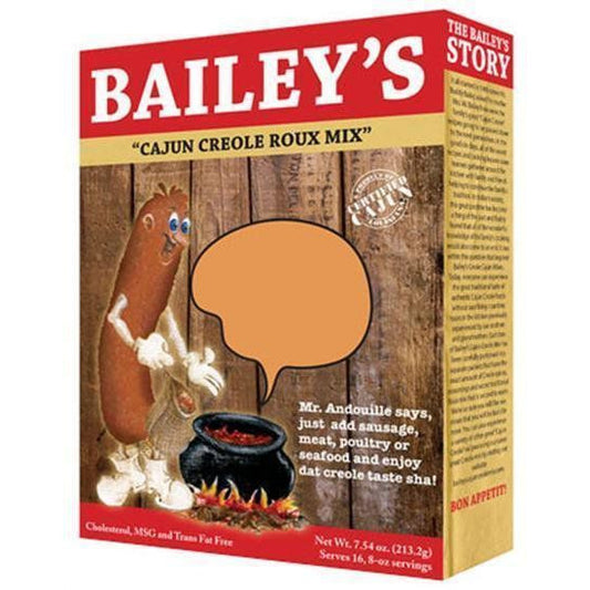 Bailey's Cajun Creole Roux Mix, 7.54oz