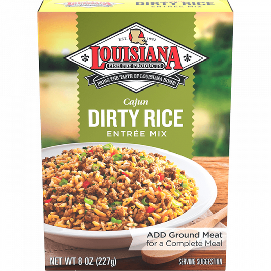 Louisiana Fish Fry Cajun Dirty Rice Entree Mix, 8oz