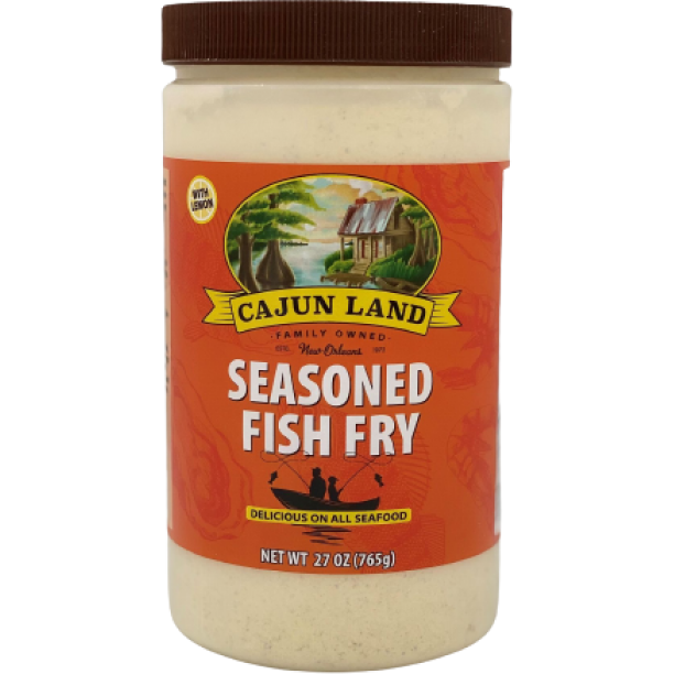 Cajun Land Seasoned Fish Fry, 27oz