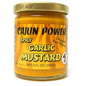 Cajun Power Spicy Garlic Mustard, 9oz