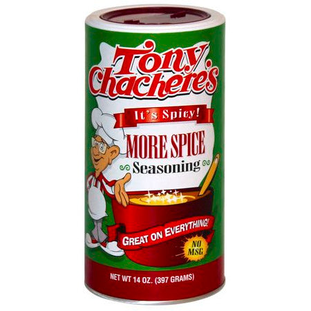 Tony Chachere's More Spice Seasoning, 14oz