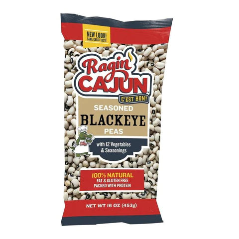 Ragin Cajun Seasoned Blackeye Peas, 16oz