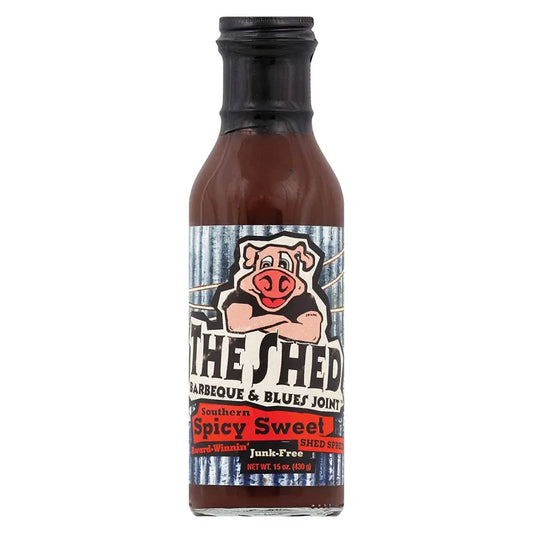 The Shed Sweet & Spicy BBQ Sauce, 16oz