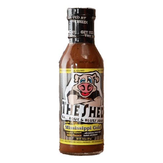 The Shed Mississippi Gold BBQ Sauce, 16oz