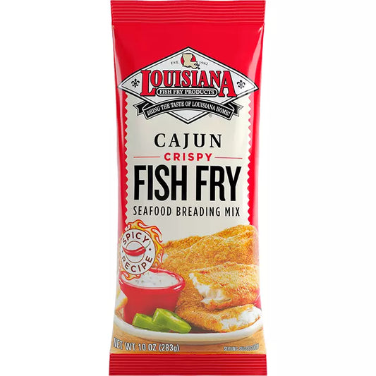 Louisiana Fish Fry Cajun Crispy Fish Fry, 10oz