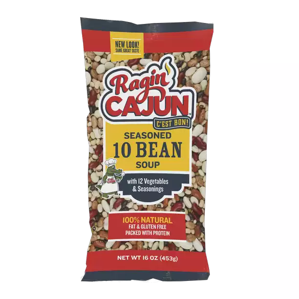 Ragin Cajun Seasoned Ten Bean Soup, 16oz