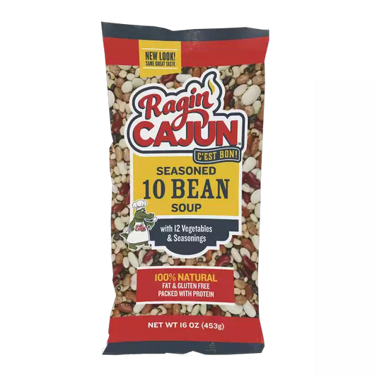 Ragin Cajun Seasoned Ten Bean Soup, 16oz
