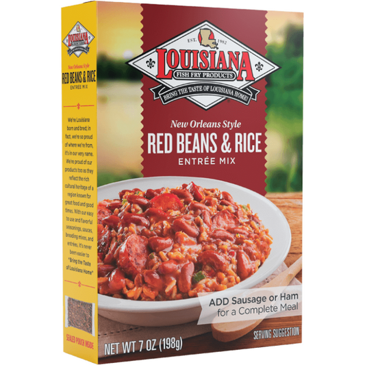 Louisiana Fish Fry Red Beans & Rice Entree Mix, 7oz