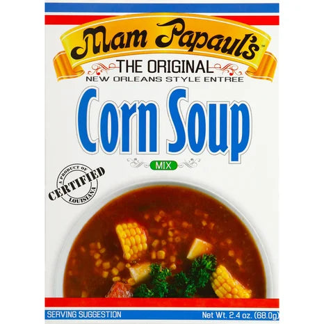Mam Papaul's Corn Soup Mix, 2.4oz