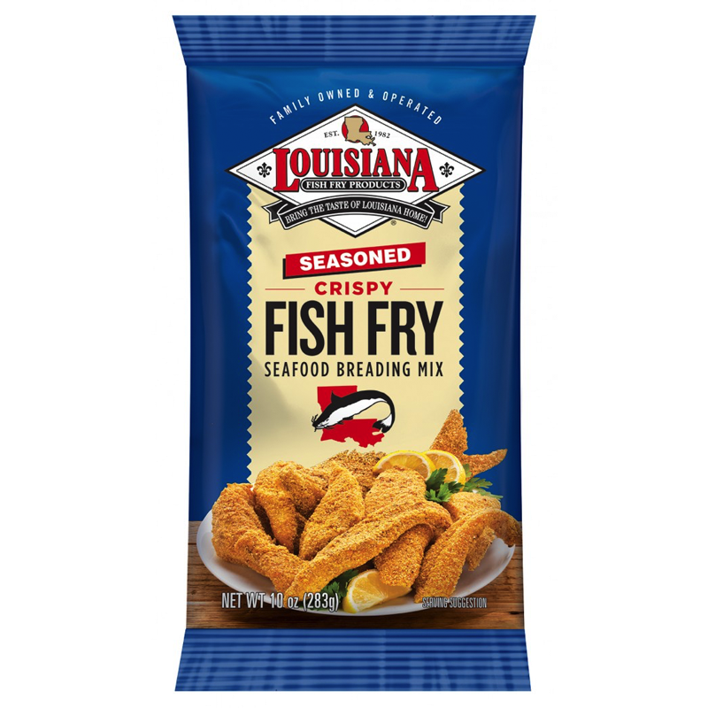 Louisiana Fish Fry Seasoned Crispy Fish Fry, 10oz