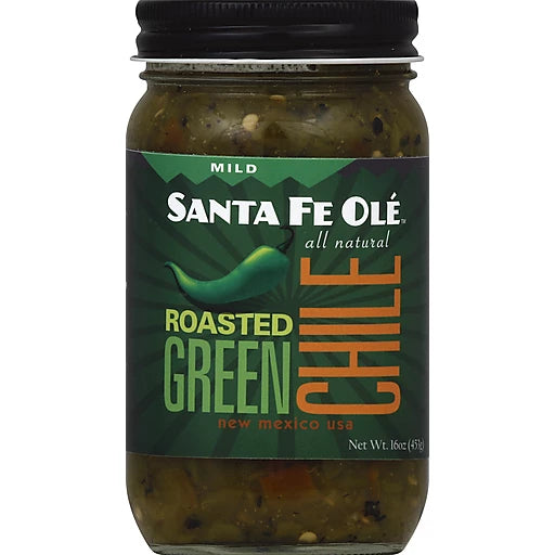 Santa Fe Ole Roasted Green Mild Chile, 16oz