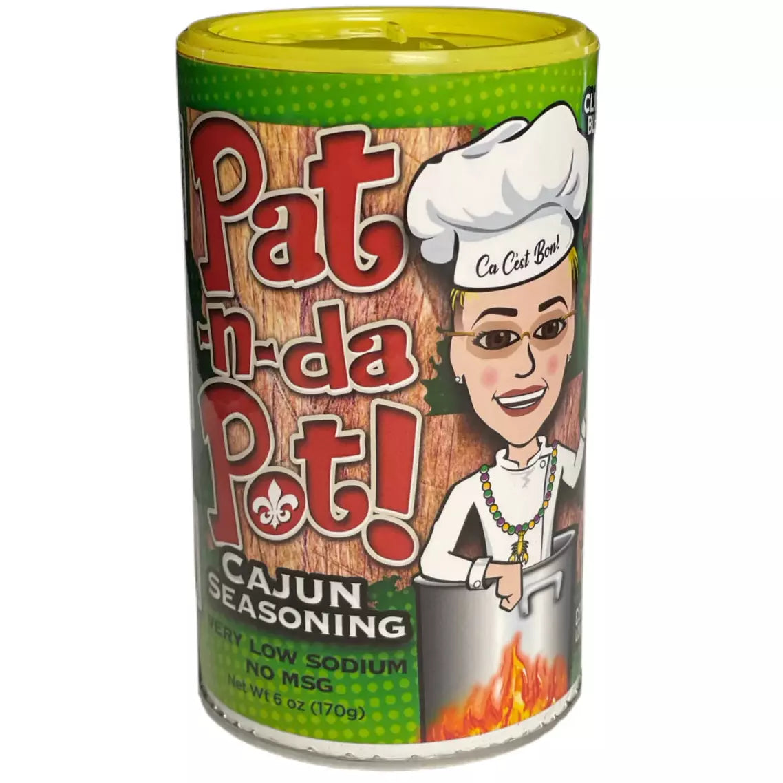 Pat-n-da Pot Cajun Seasoning, 6oz